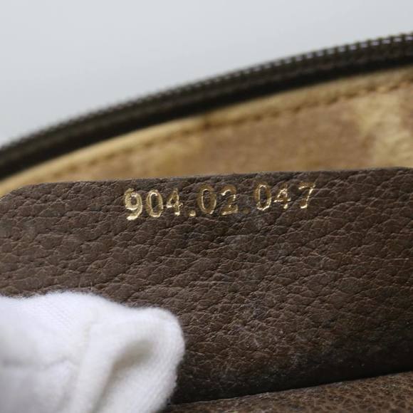 GUCCI GG Canvas Web Sherry Line Shoulder Bag Red Beige 904 02 047 Auth yk10868 - Picture 11 of 16